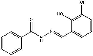 N'-(2,3-dihydroxybenzylidene)benzohydrazide Structure