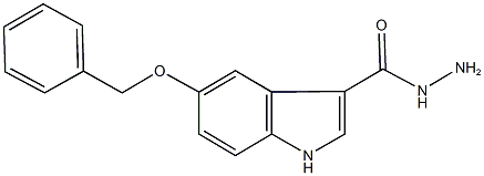 5-(benzyloxy)-1H-indole-3-carbohydrazide 구조식 이미지