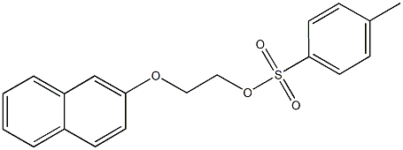 2-(2-naphthyloxy)ethyl 4-methylbenzenesulfonate 구조식 이미지