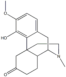 3-hydroxy-4-methoxy-17-methyl-17-azatetracyclo[7.5.3.0~1,10~.0~2,7~]heptadeca-2,4,6-trien-13-one Structure