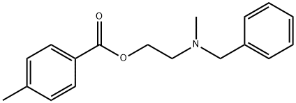 2-[benzyl(methyl)amino]ethyl 4-methylbenzoate 구조식 이미지