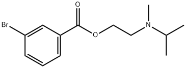 2-[isopropyl(methyl)amino]ethyl 3-bromobenzoate 구조식 이미지