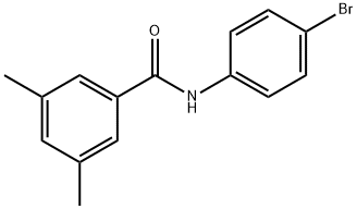 N-(4-bromophenyl)-3,5-dimethylbenzamide 구조식 이미지