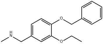 N-[4-(benzyloxy)-3-ethoxybenzyl]-N-methylamine Structure