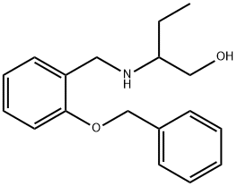 2-{[2-(benzyloxy)benzyl]amino}-1-butanol Structure