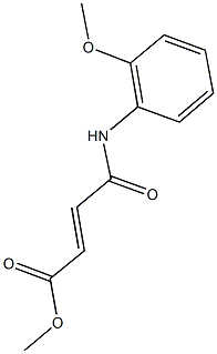 methyl 4-(2-methoxyanilino)-4-oxo-2-butenoate Structure