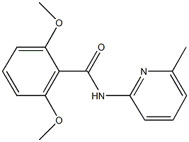 2,6-dimethoxy-N-(6-methyl-2-pyridinyl)benzamide 구조식 이미지