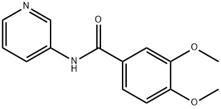 3,4-dimethoxy-N-(3-pyridinyl)benzamide Structure