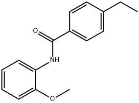 4-ethyl-N-(2-methoxyphenyl)benzamide 구조식 이미지