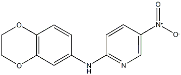 2-(2,3-dihydro-1,4-benzodioxin-6-ylamino)-5-nitropyridine Structure