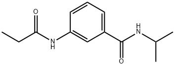 N-isopropyl-3-(propionylamino)benzamide Structure