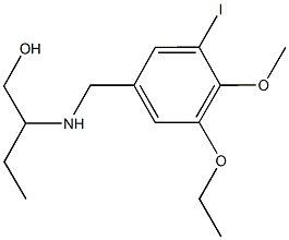 2-[(3-ethoxy-5-iodo-4-methoxybenzyl)amino]-1-butanol Structure