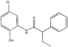 N-(5-chloro-2-hydroxyphenyl)-2-phenylbutanamide Structure