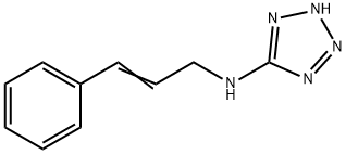 N-cinnamyl-N-(2H-tetraazol-5-yl)amine 구조식 이미지