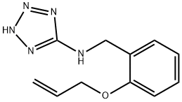 N-[2-(allyloxy)benzyl]-N-(2H-tetraazol-5-yl)amine Structure