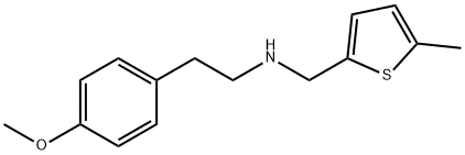 2-(4-methoxyphenyl)-N-[(5-methyl-2-thienyl)methyl]ethanamine 구조식 이미지