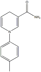 1-(4-methylphenyl)-1,4-dihydro-3-pyridinecarboxamide Structure