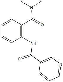 N-{2-[(dimethylamino)carbonyl]phenyl}nicotinamide Structure