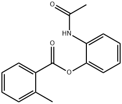 2-(acetylamino)phenyl 2-methylbenzoate 구조식 이미지