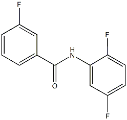 N-(2,5-difluorophenyl)-3-fluorobenzamide Structure