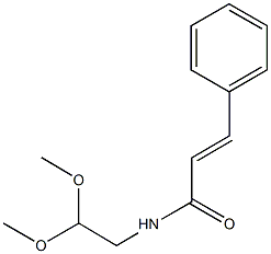 N-(2,2-dimethoxyethyl)-3-phenylacrylamide Structure