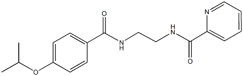 N-{2-[(4-isopropoxybenzoyl)amino]ethyl}-2-pyridinecarboxamide Structure