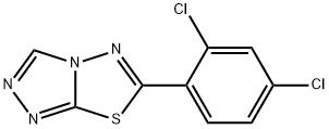 6-(2,4-dichlorophenyl)[1,2,4]triazolo[3,4-b][1,3,4]thiadiazole 구조식 이미지