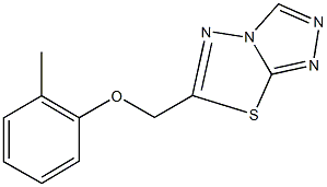 6-[(2-methylphenoxy)methyl][1,2,4]triazolo[3,4-b][1,3,4]thiadiazole Structure