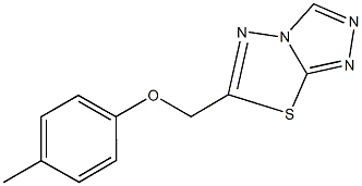 6-[(4-methylphenoxy)methyl][1,2,4]triazolo[3,4-b][1,3,4]thiadiazole Structure