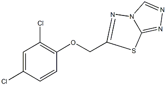 2,4-dichlorophenyl [1,2,4]triazolo[3,4-b][1,3,4]thiadiazol-6-ylmethyl ether 구조식 이미지