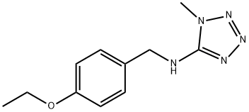 N-(4-ethoxybenzyl)-N-(1-methyl-1H-tetraazol-5-yl)amine 구조식 이미지