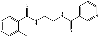 N-{2-[(2-methylbenzoyl)amino]ethyl}nicotinamide Structure