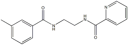 N-{2-[(3-methylbenzoyl)amino]ethyl}-2-pyridinecarboxamide Structure