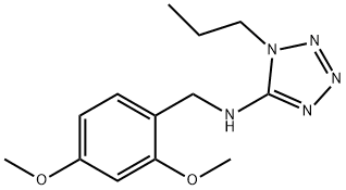 N-(2,4-dimethoxybenzyl)-N-(1-propyl-1H-tetraazol-5-yl)amine Structure