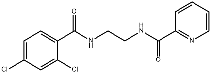 N-{2-[(2,4-dichlorobenzoyl)amino]ethyl}-2-pyridinecarboxamide Structure