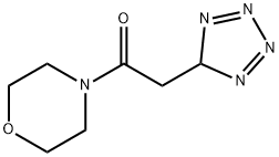 4-(2H-tetraazol-5-ylacetyl)morpholine Structure