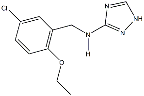 N-(5-chloro-2-ethoxybenzyl)-N-(1H-1,2,4-triazol-3-yl)amine Structure