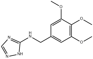 N-(1H-1,2,4-트리아졸-3-일)-N-(3,4,5-트리메톡시벤질)아민 구조식 이미지