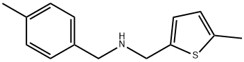 N-(4-methylbenzyl)-N-[(5-methyl-2-thienyl)methyl]amine 구조식 이미지