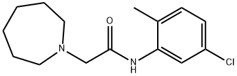 2-(1-azepanyl)-N-(5-chloro-2-methylphenyl)acetamide Structure