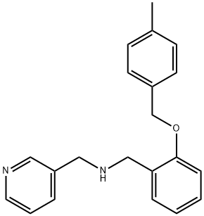 N-{2-[(4-methylbenzyl)oxy]benzyl}-N-(3-pyridinylmethyl)amine 구조식 이미지