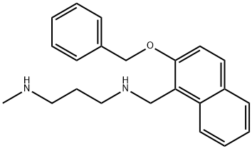 N-{[2-(benzyloxy)-1-naphthyl]methyl}-N-[3-(methylamino)propyl]amine Structure