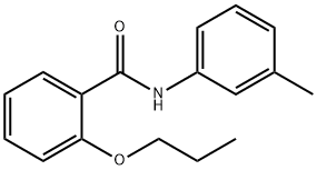 N-(3-methylphenyl)-2-propoxybenzamide 구조식 이미지