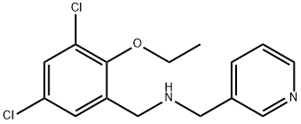 N-(3,5-dichloro-2-ethoxybenzyl)-N-(3-pyridinylmethyl)amine 구조식 이미지