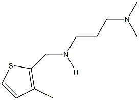 N-[3-(dimethylamino)propyl]-N-[(3-methyl-2-thienyl)methyl]amine 구조식 이미지