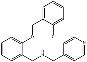 N-{2-[(2-chlorobenzyl)oxy]benzyl}-N-(4-pyridinylmethyl)amine 구조식 이미지