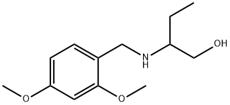2-[(2,4-dimethoxybenzyl)amino]-1-butanol Structure
