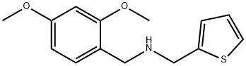 N-(2,4-dimethoxybenzyl)-N-(2-thienylmethyl)amine 구조식 이미지