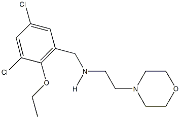 N-(3,5-dichloro-2-ethoxybenzyl)-N-[2-(4-morpholinyl)ethyl]amine Structure