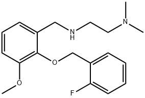 N-[2-(dimethylamino)ethyl]-N-{2-[(2-fluorobenzyl)oxy]-3-methoxybenzyl}amine 구조식 이미지